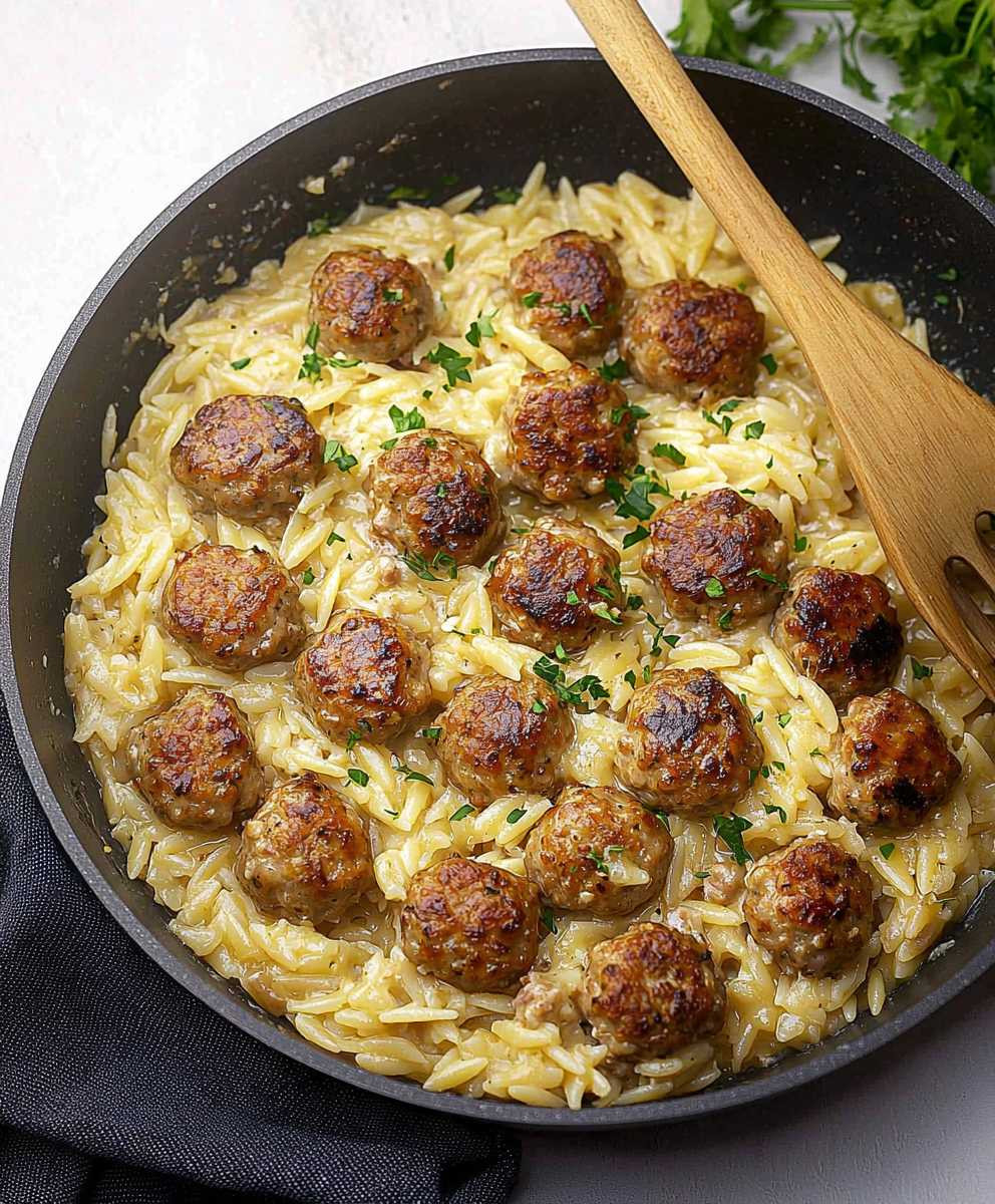 One Pan Chicken Meatballs