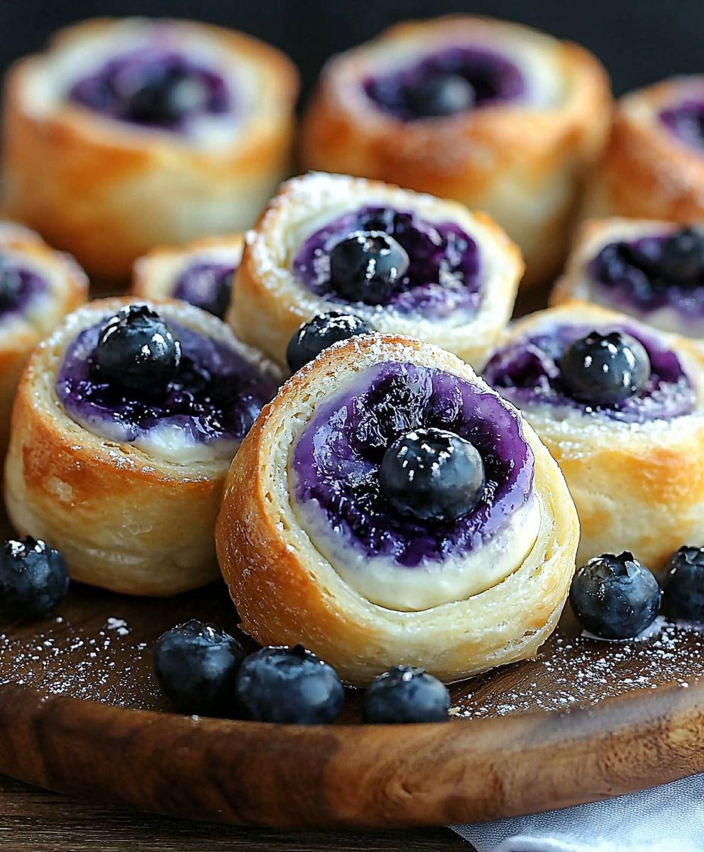 Blueberry Cheesecake Rolls