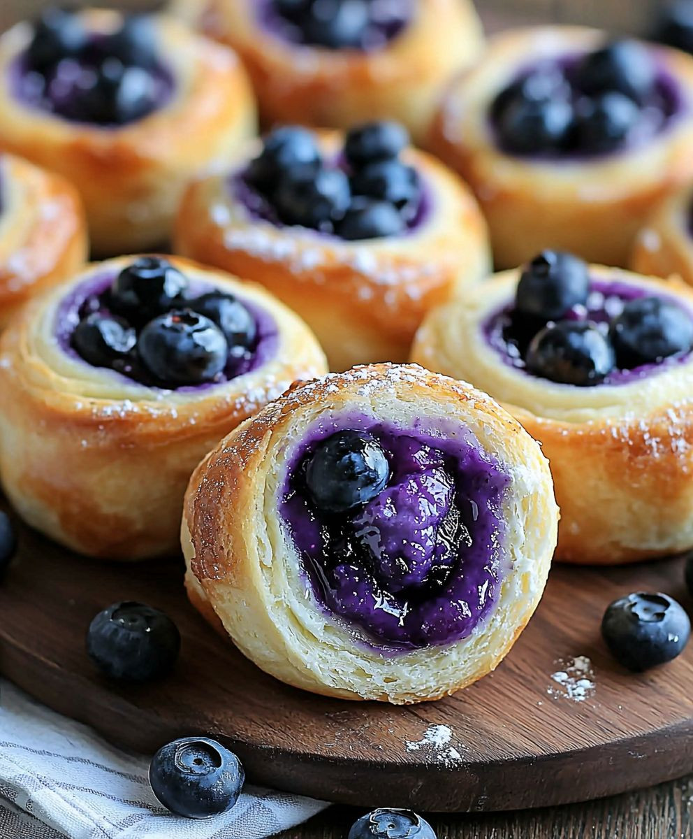Blueberry Cheesecake Rolls