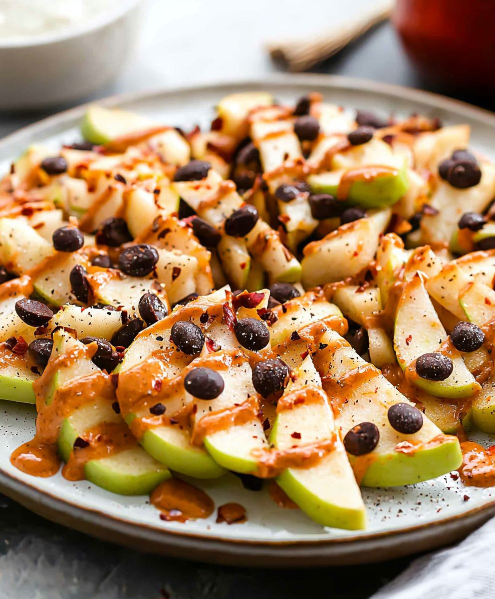 Healthy Apple Nachos