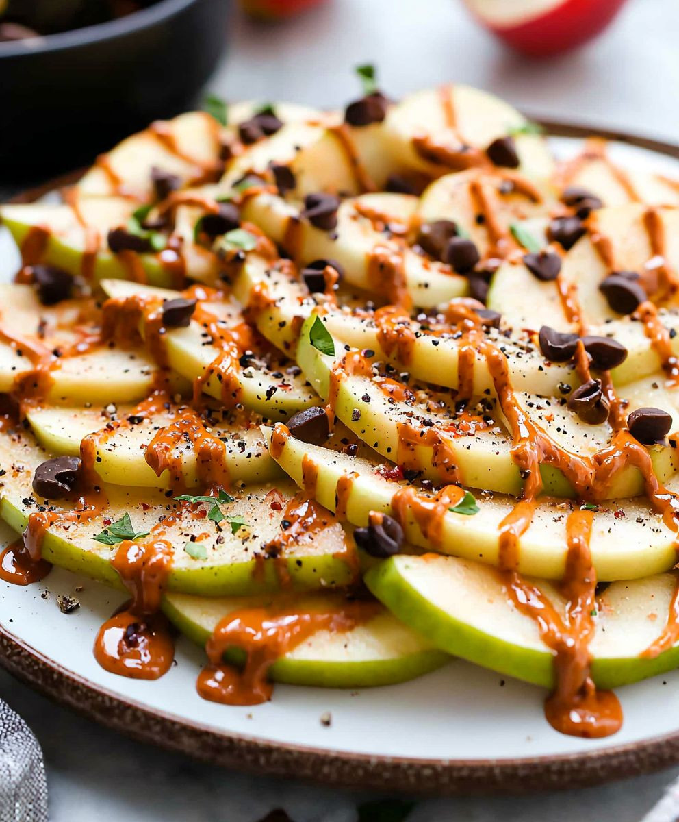 Healthy Apple Nachos