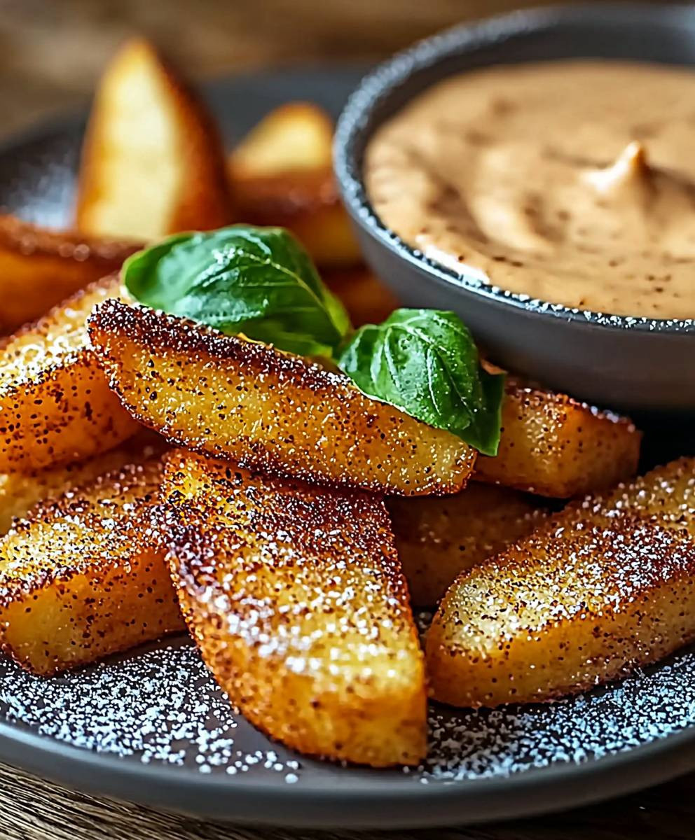 Air Fried Apple Wedges