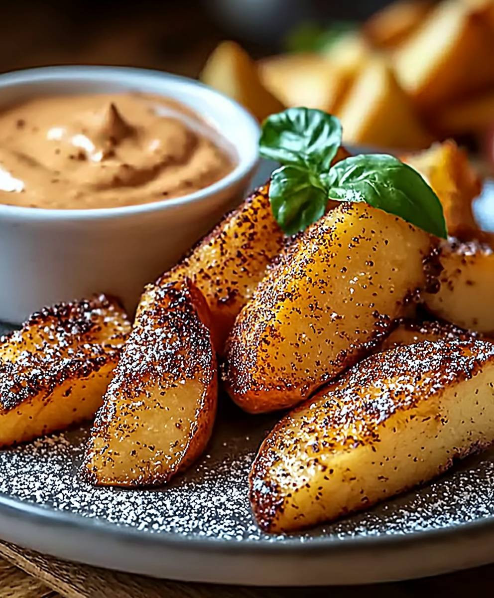 Air Fried Apple Wedges