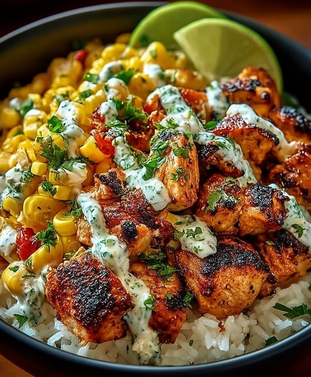 Street Corn Chicken Bowl