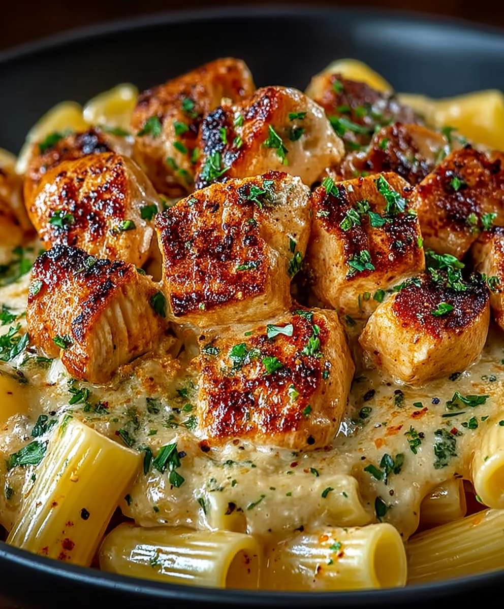 Creamy Parmesan Chicken Rigatoni