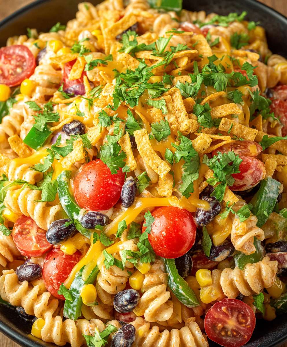 Ranch taco pasta salad