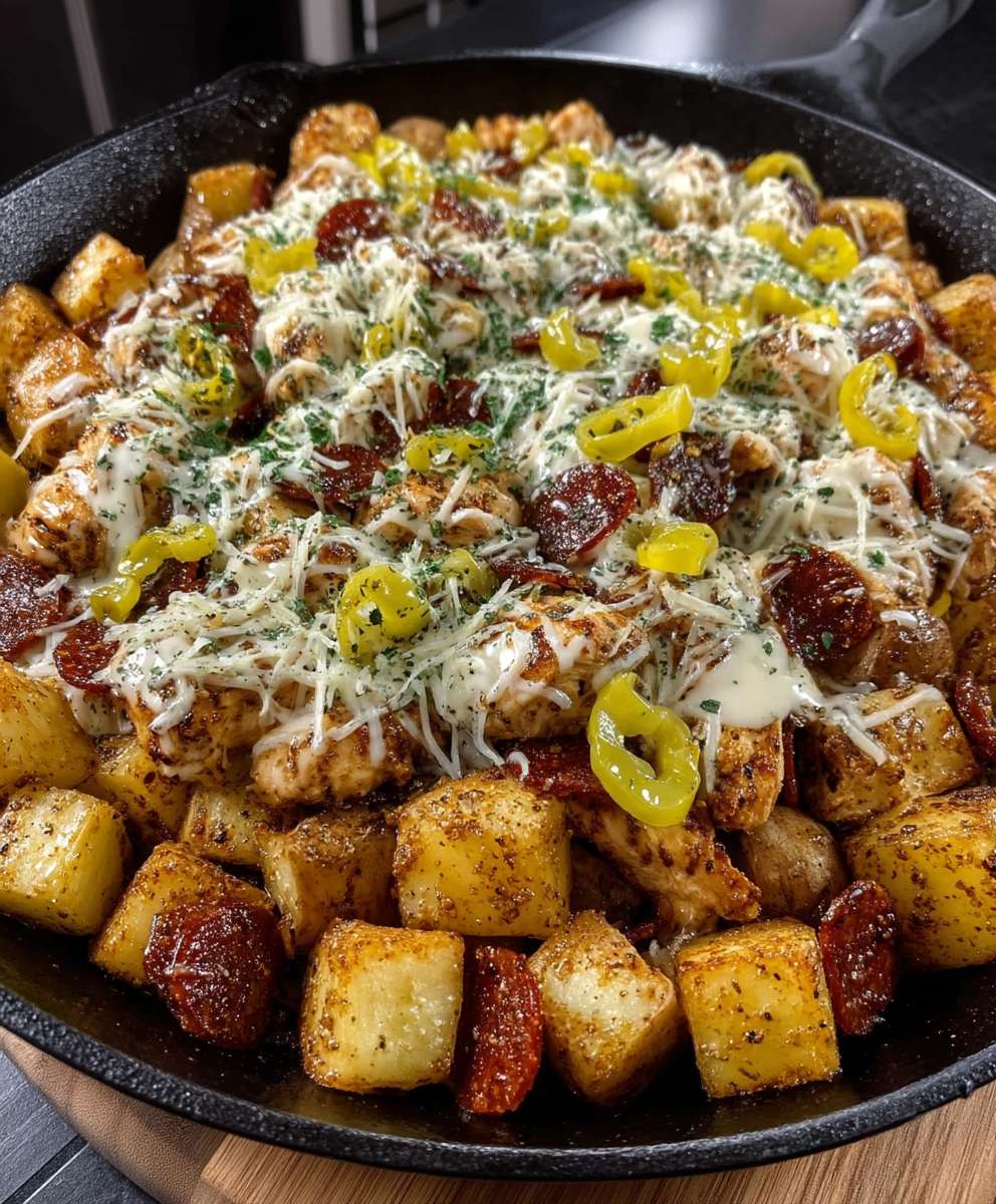 Mississippi chicken and potatoes