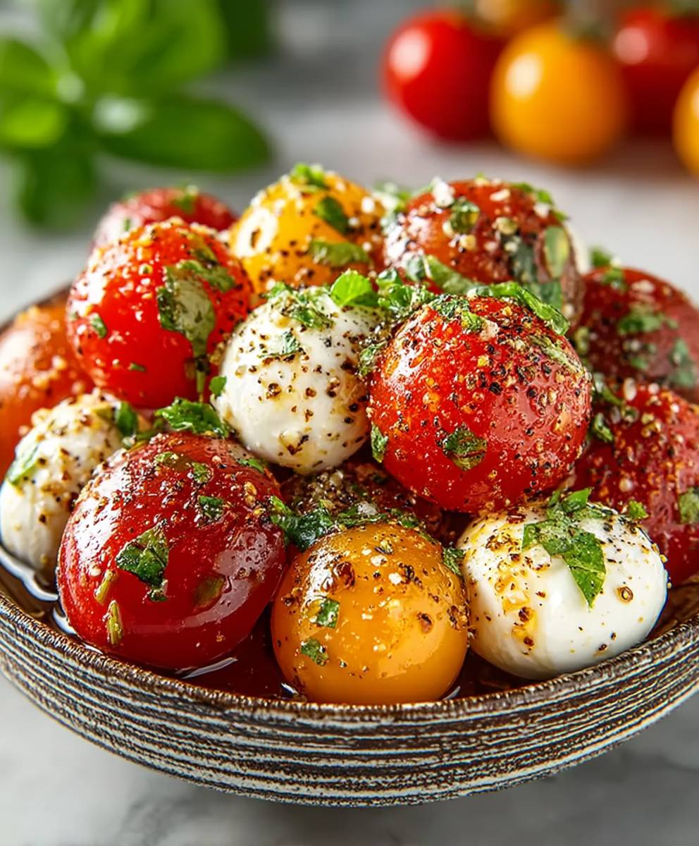 Tomato mozzarella salad