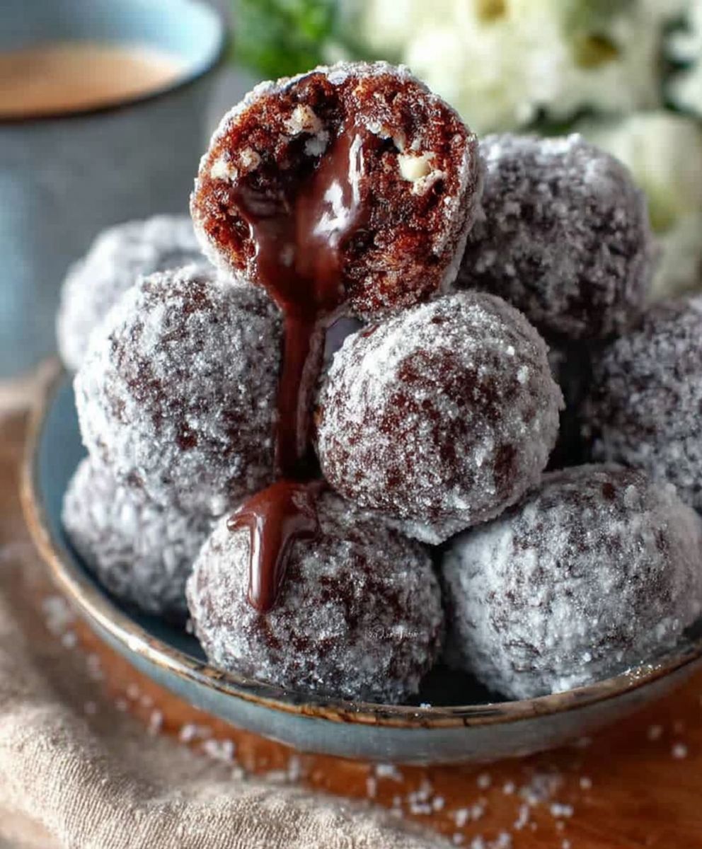 Glazed Chocolate Donut Holes