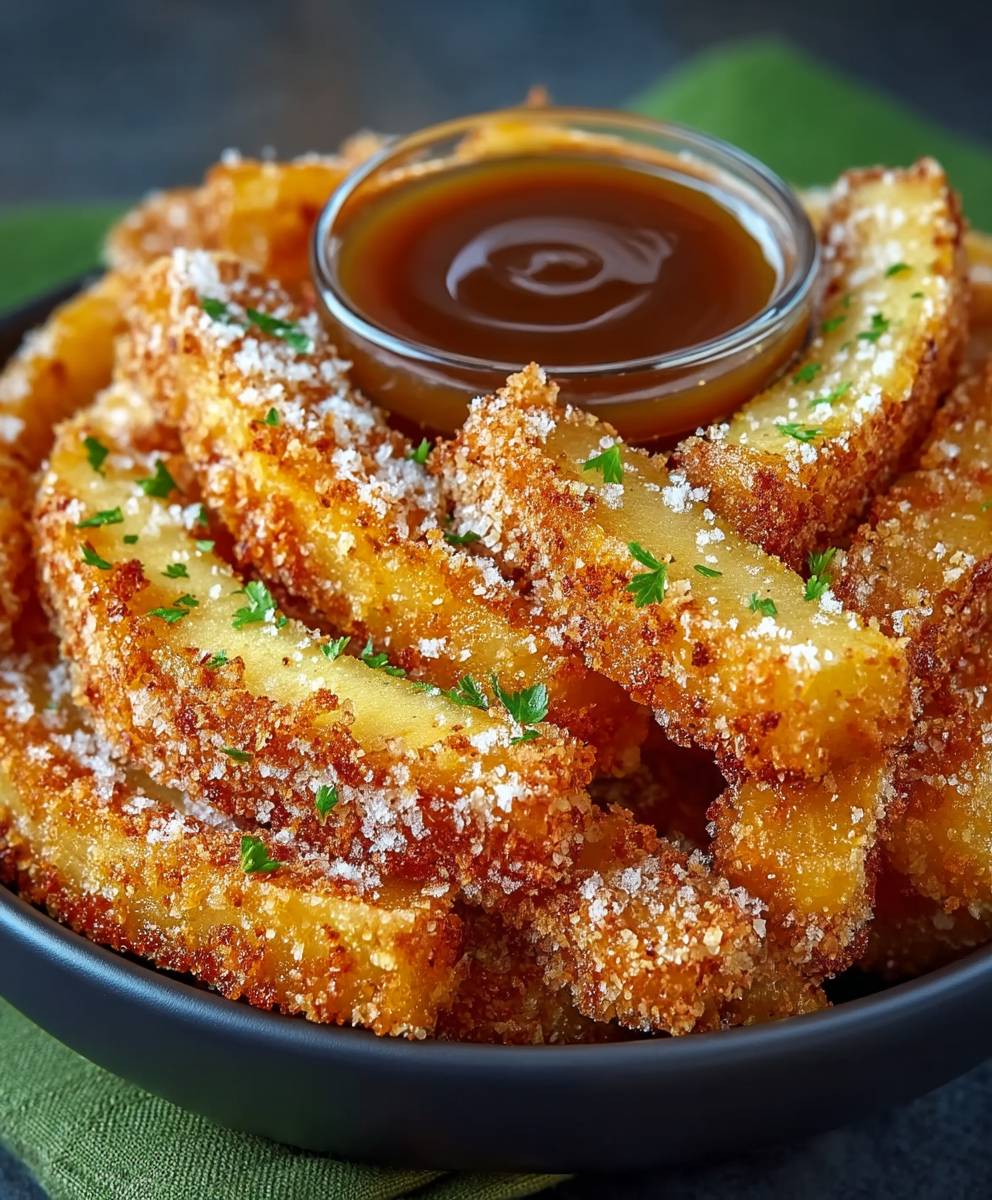Air fryer apple fries