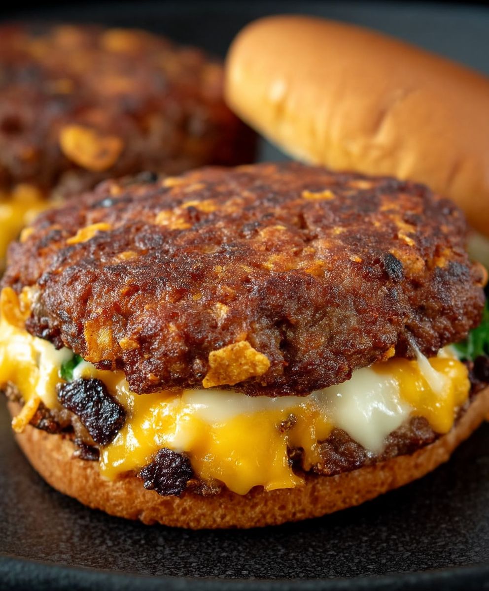 Doritos burger summer grilling