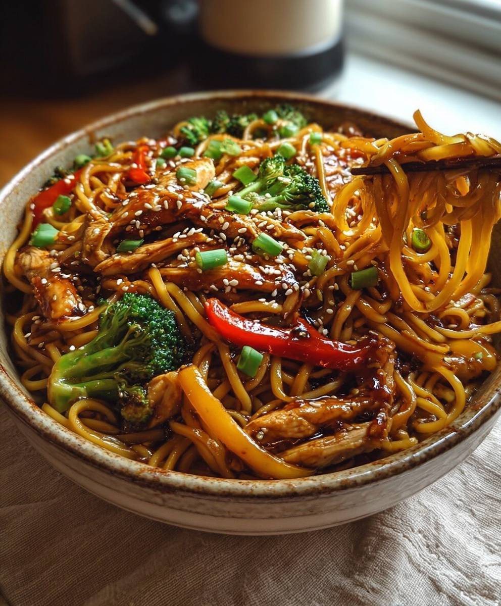 Chicken Teriyaki Noodles