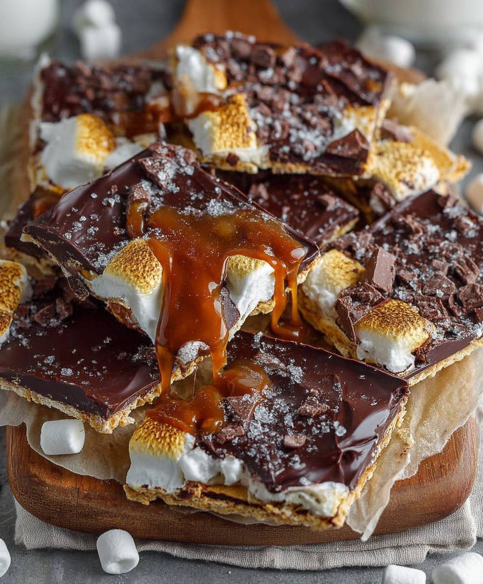 Smores Chocolate Bark