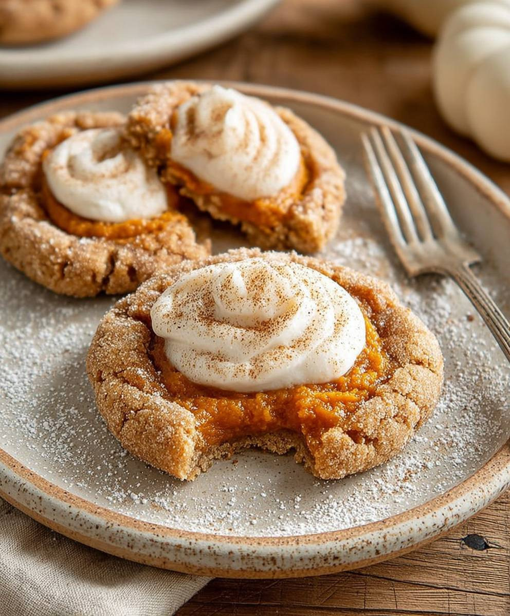 Vegan Pumpkin Pie Cookies