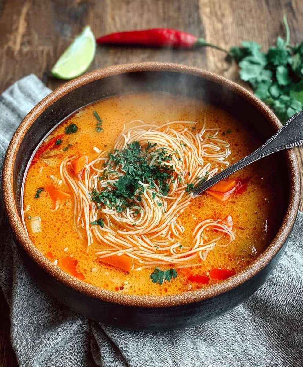 Thai Coconut Curry Soup