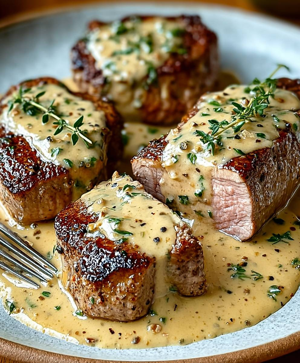 Pork Tenderloin Dijon Cream Sauce