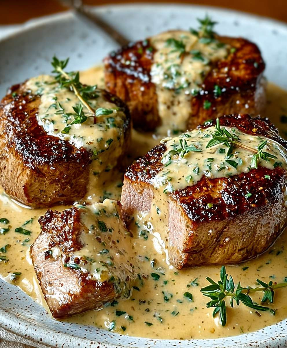 Pork Tenderloin Dijon Cream Sauce