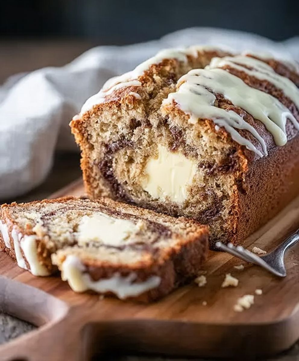 Cinnamon Swirl Cream Cheese Banana