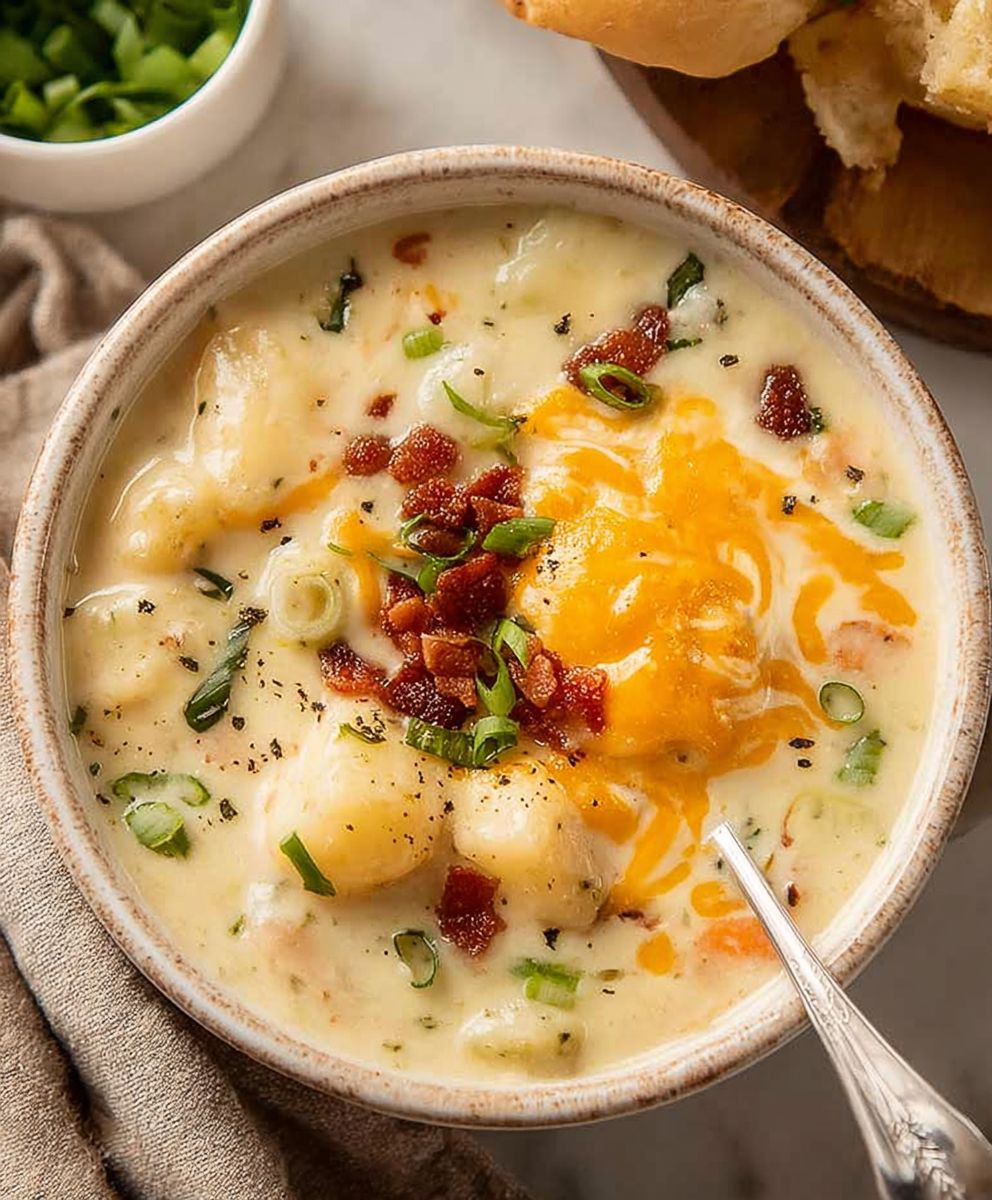 Creamy potato soup