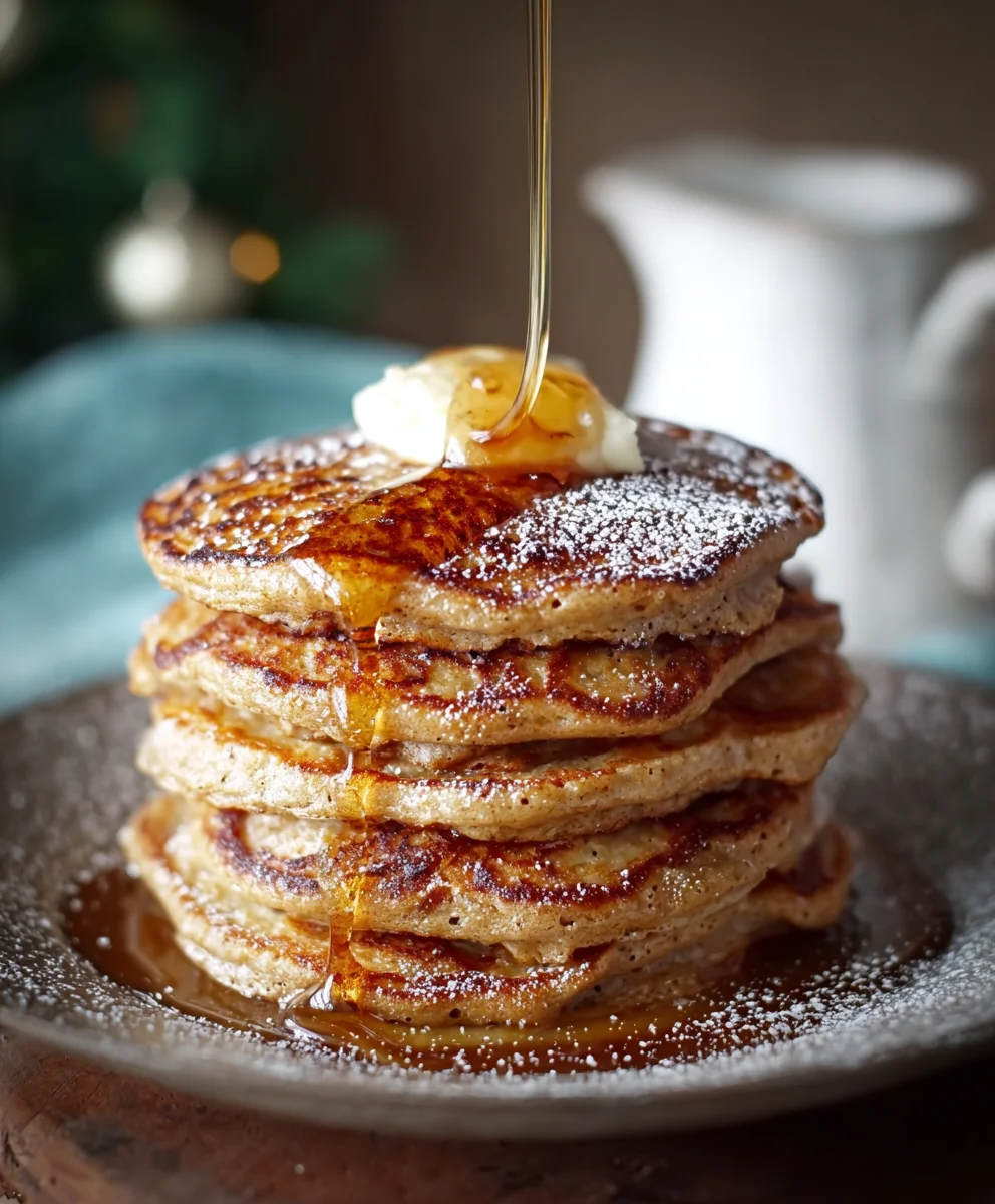 Aromatic Juniper Spiced Gingerbread Pancakes Recipe