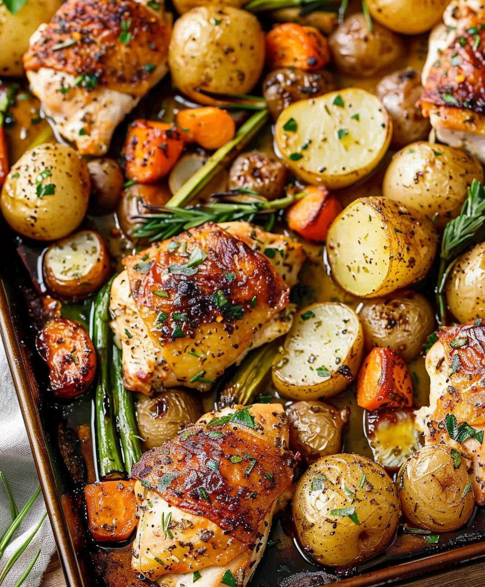 Quick Sheet Pan Chicken Dinner: Easy One-Pan Cleanup!