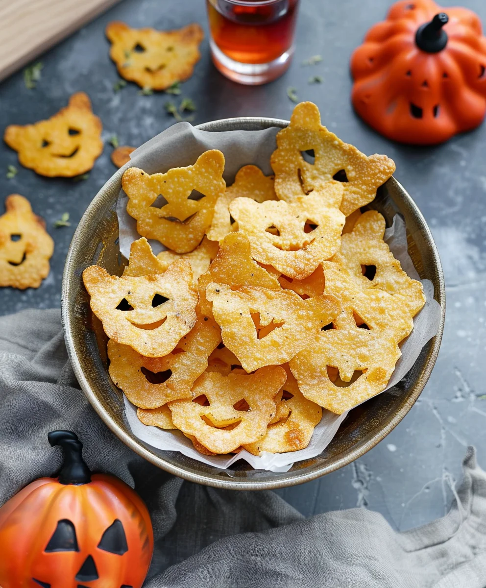 Easy Spooky Baked Halloween Chips – Perfect Party Treat!