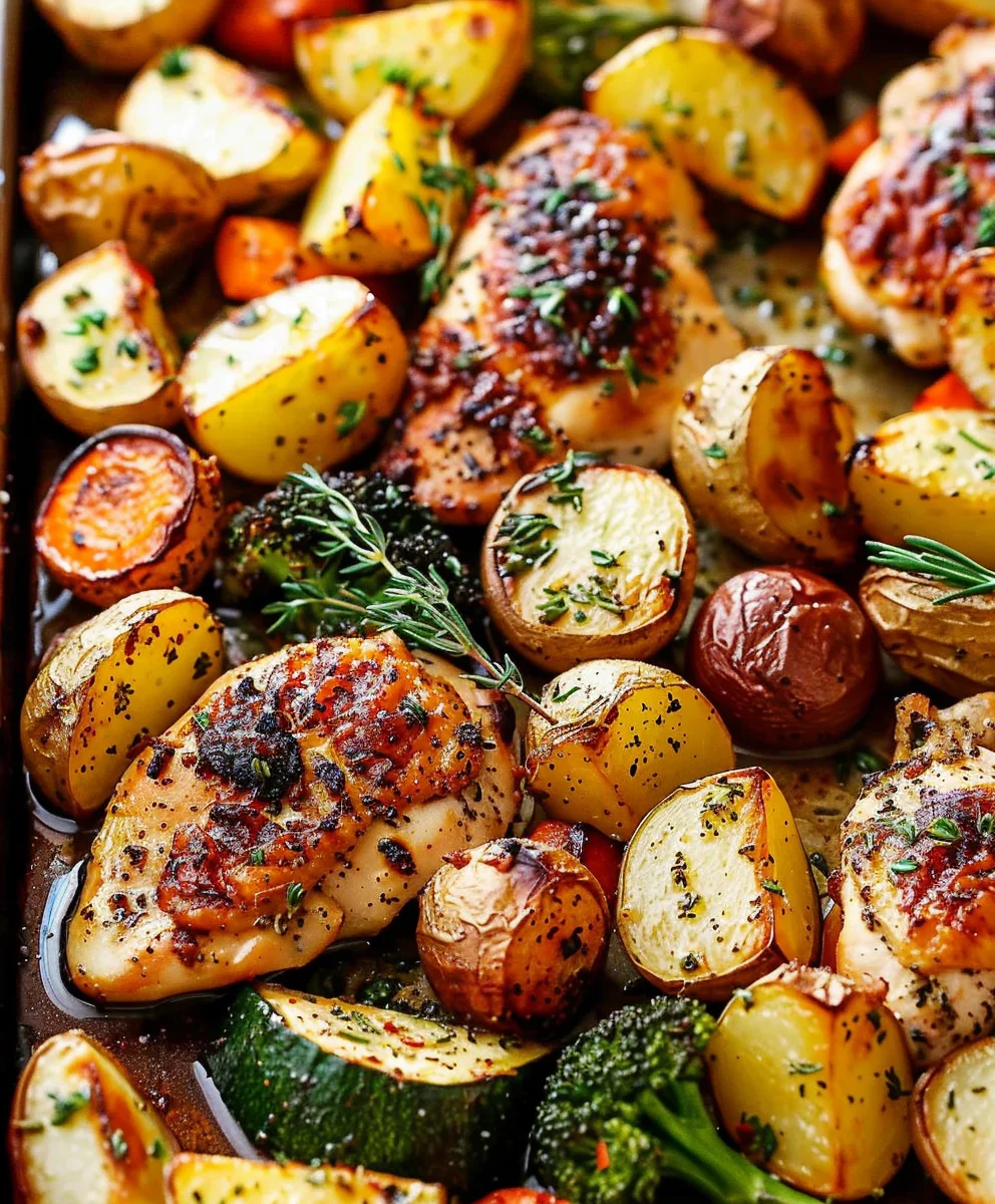 Quick Sheet Pan Chicken Dinner: Easy One-Pan Cleanup!