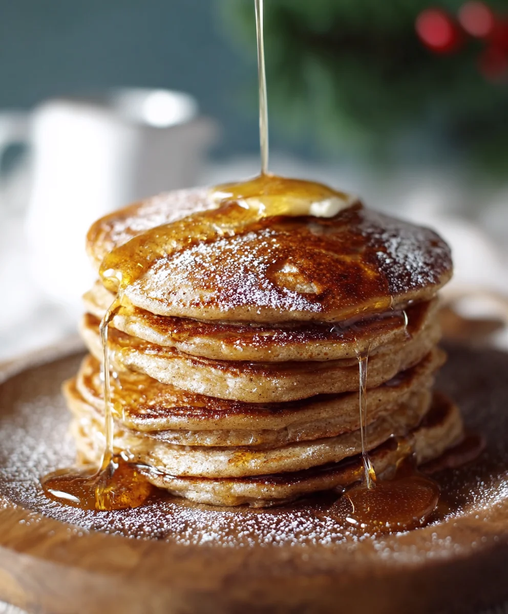 Aromatic Juniper Spiced Gingerbread Pancakes Recipe