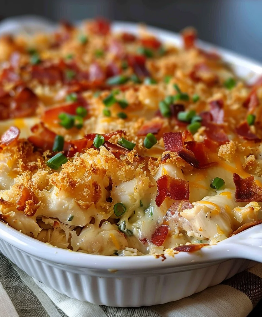 Crack Chicken Casserole: Easy, Cheesy Dinner Recipe!