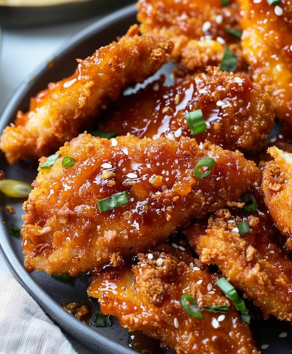 Baked Crunchy Hot Honey Chicken: Crispy, Sweet & Spicy!