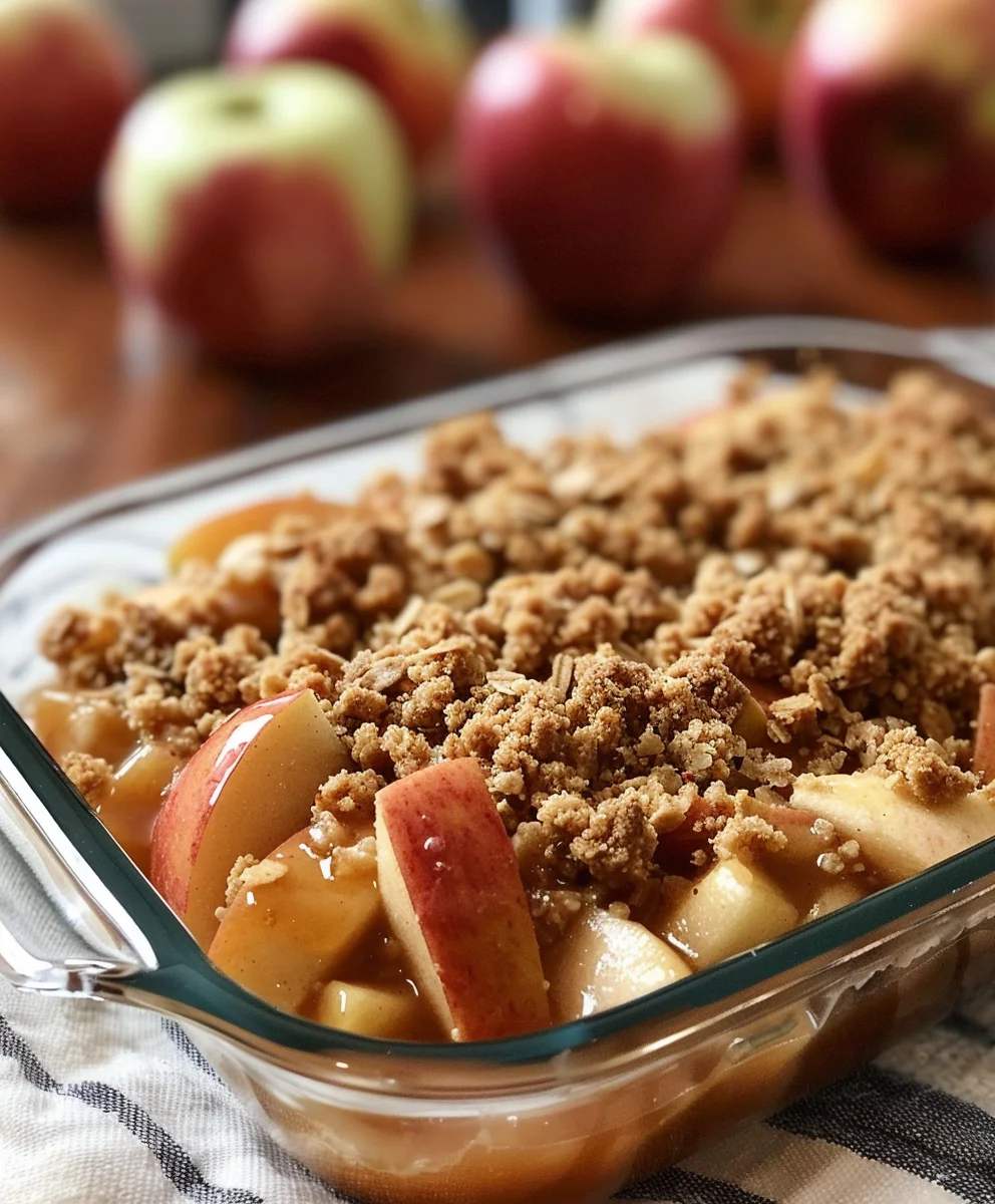 Old Fashioned Cinnamon Apple Crisp