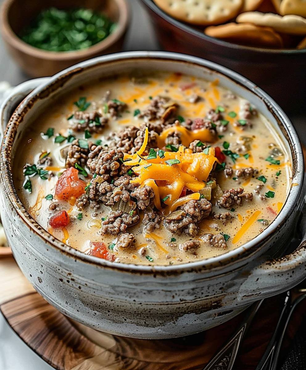 Cheeseburger Soup