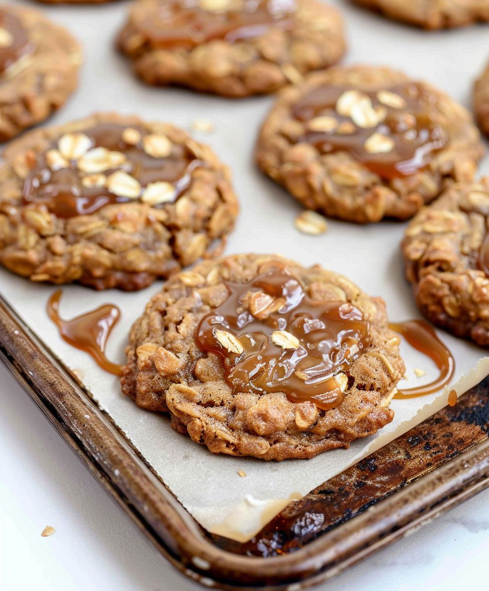 Caramel Oatmeal Cookies