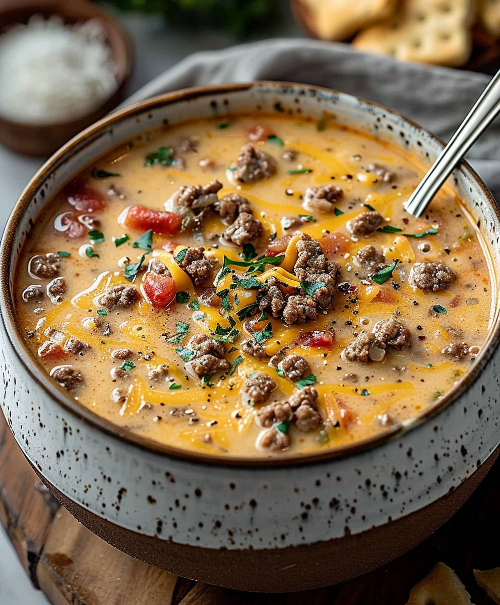 Cheeseburger Soup