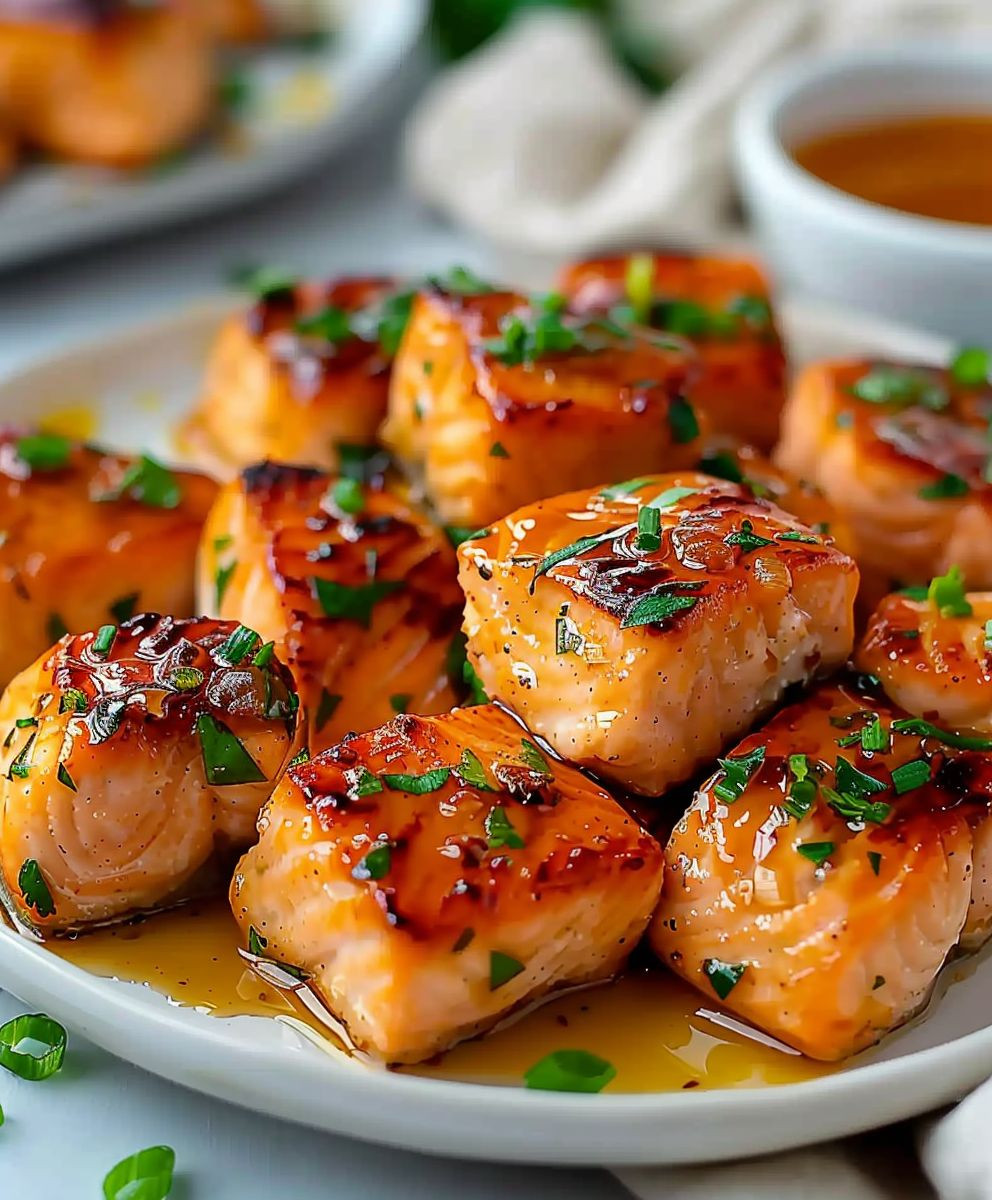 Air Fryer Honey Garlic Salmon