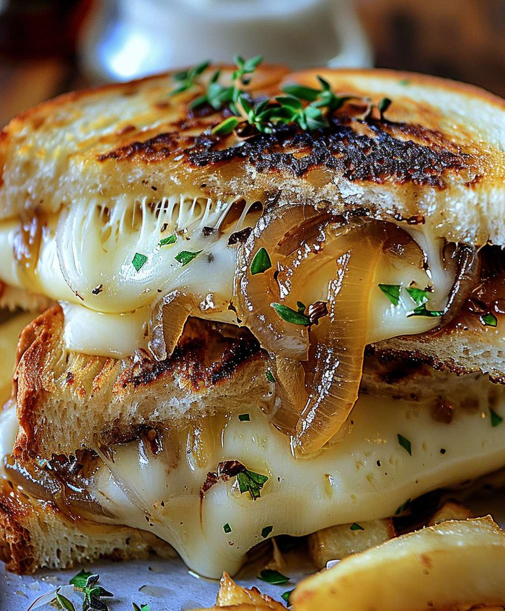 French Onion Grilled Cheese