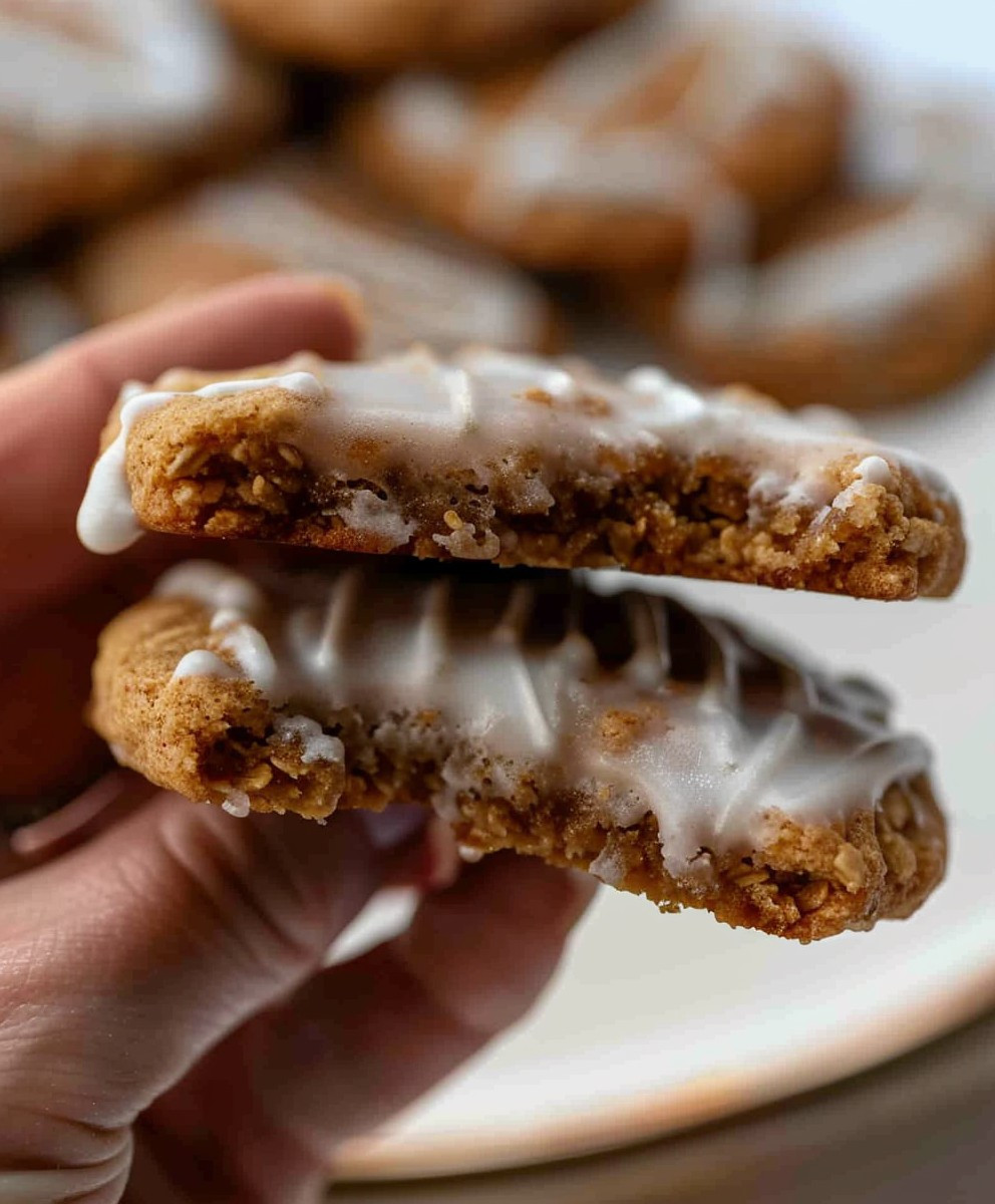Crumbl Iced Oatmeal Cookies