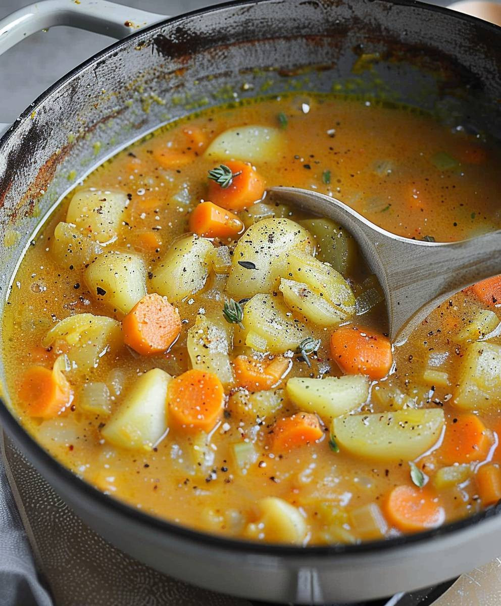 Potato Carrot Leek Soup