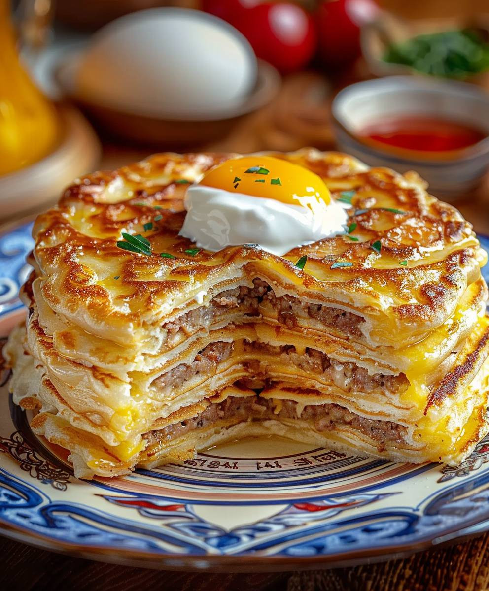 Sausage Pancake Casserole