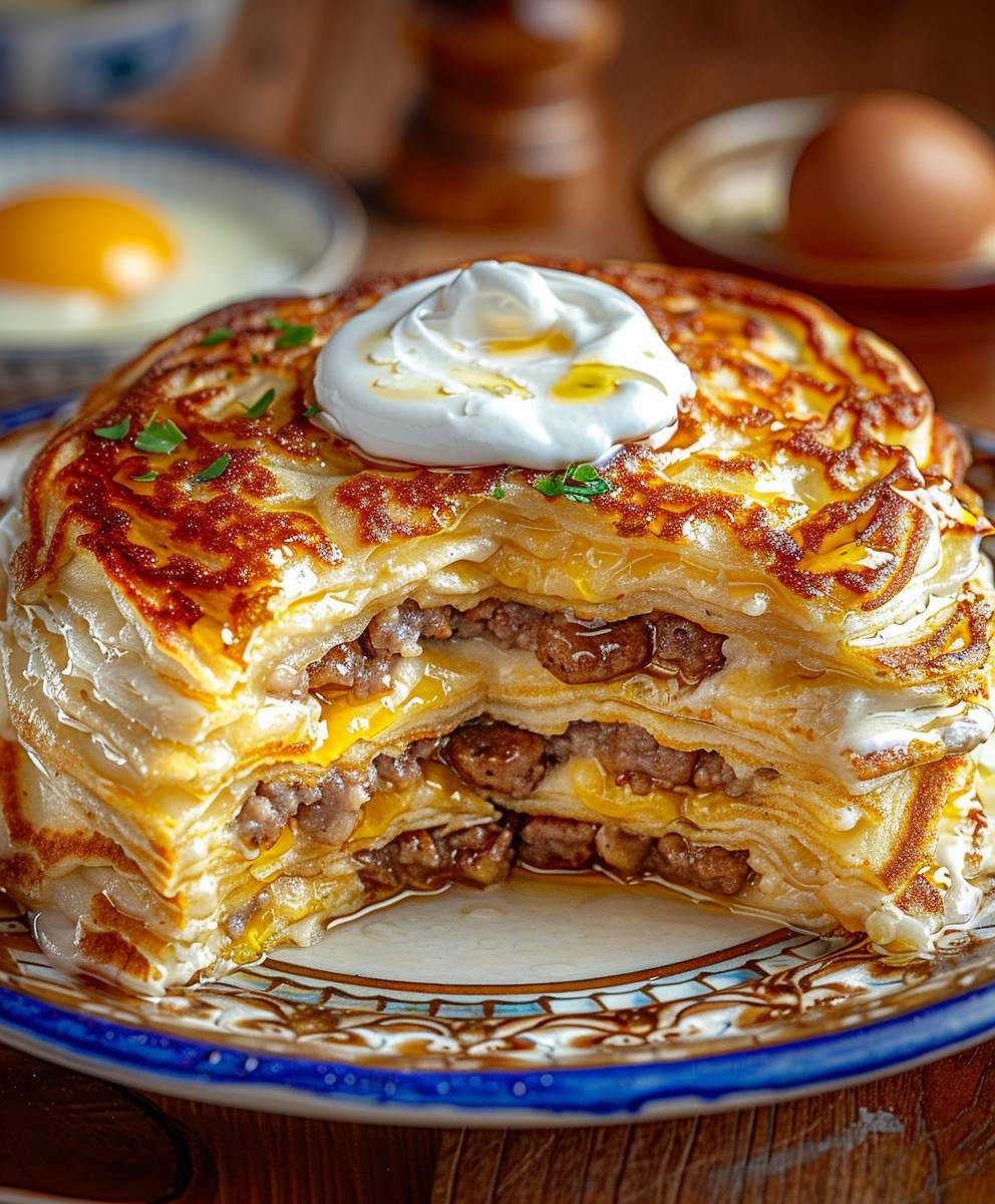 Sausage Pancake Casserole
