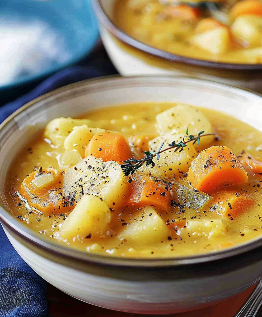 Potato Carrot Leek Soup