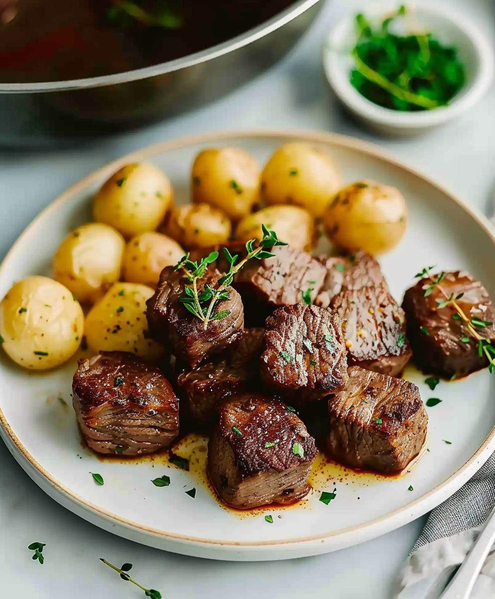 Garlic Butter Beef Bites