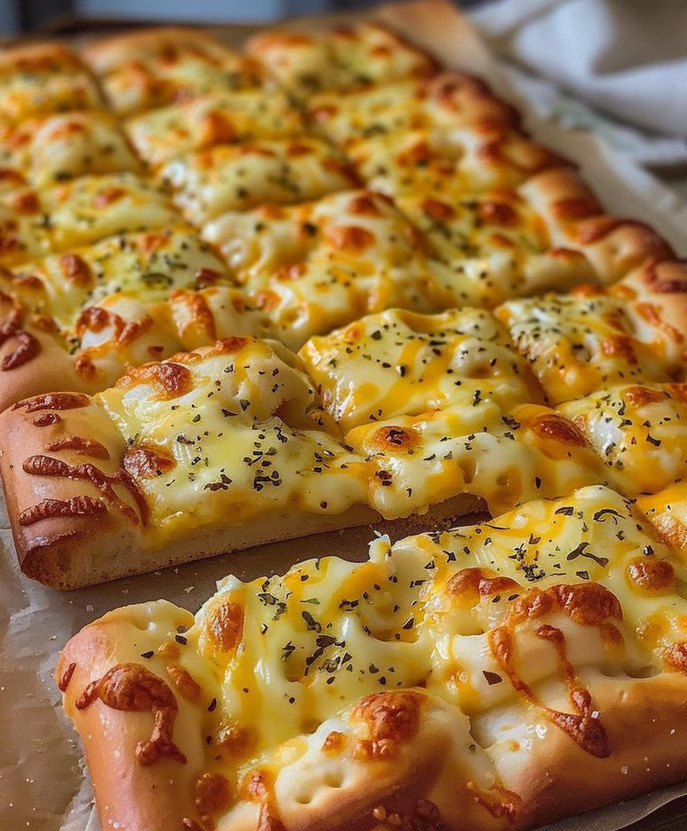 Cheesy Garlic Breadsticks