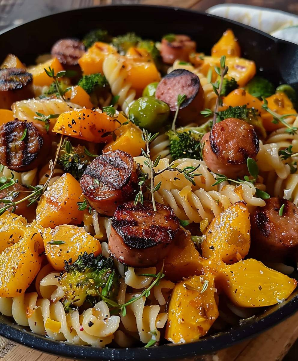 Sausage Pasta Squash