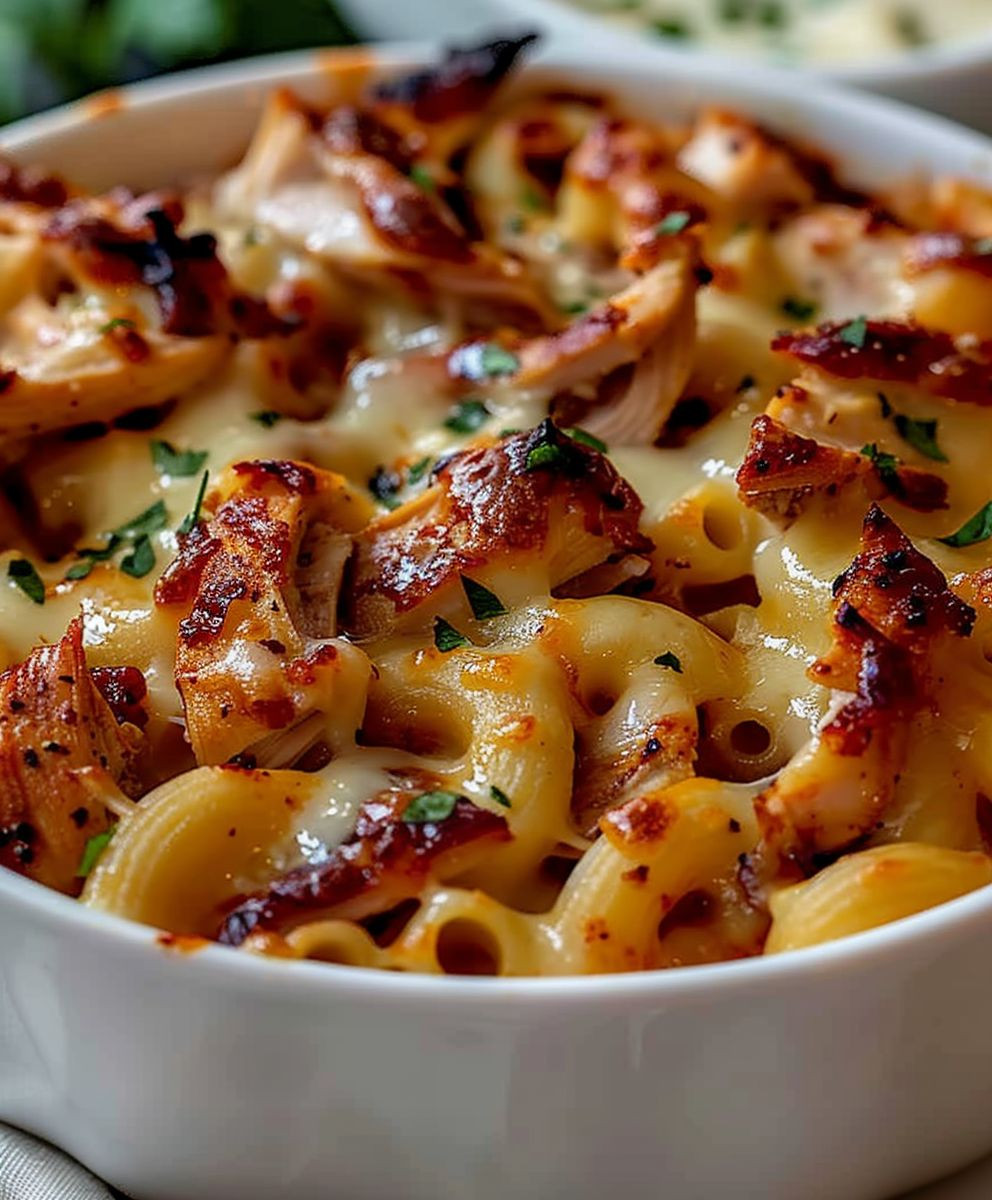 BBQ Chicken Mac and Cheese