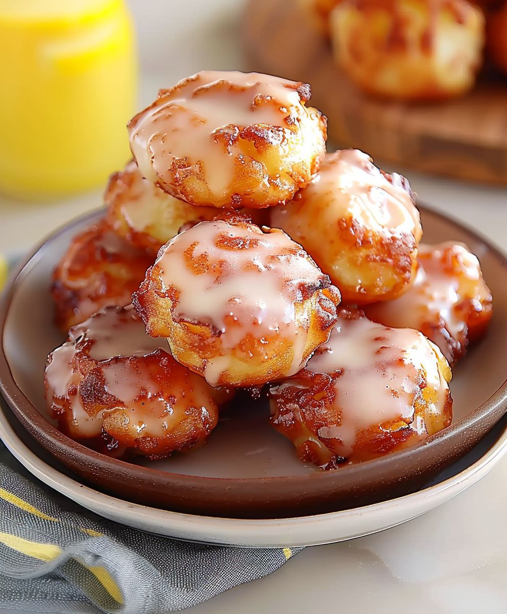 Air Fryer Apple Fritters