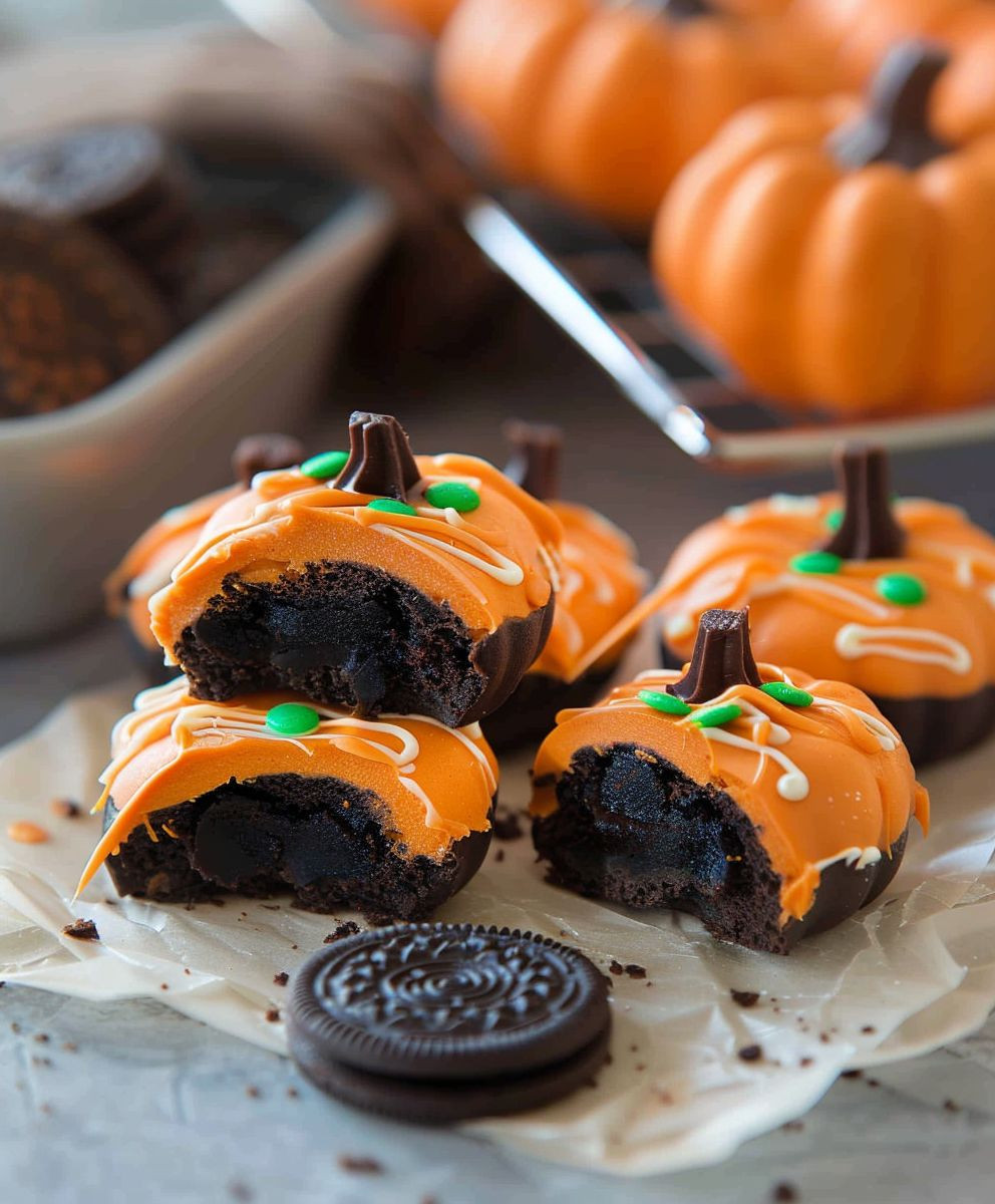 Pumpkin Oreo Treats