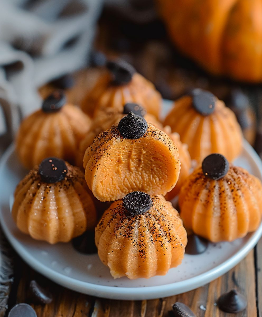 Pumpkin Cheesecake Truffles