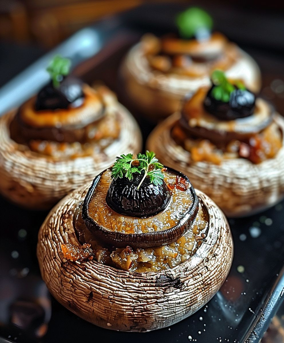 Stuffed Mushroom Eyeballs