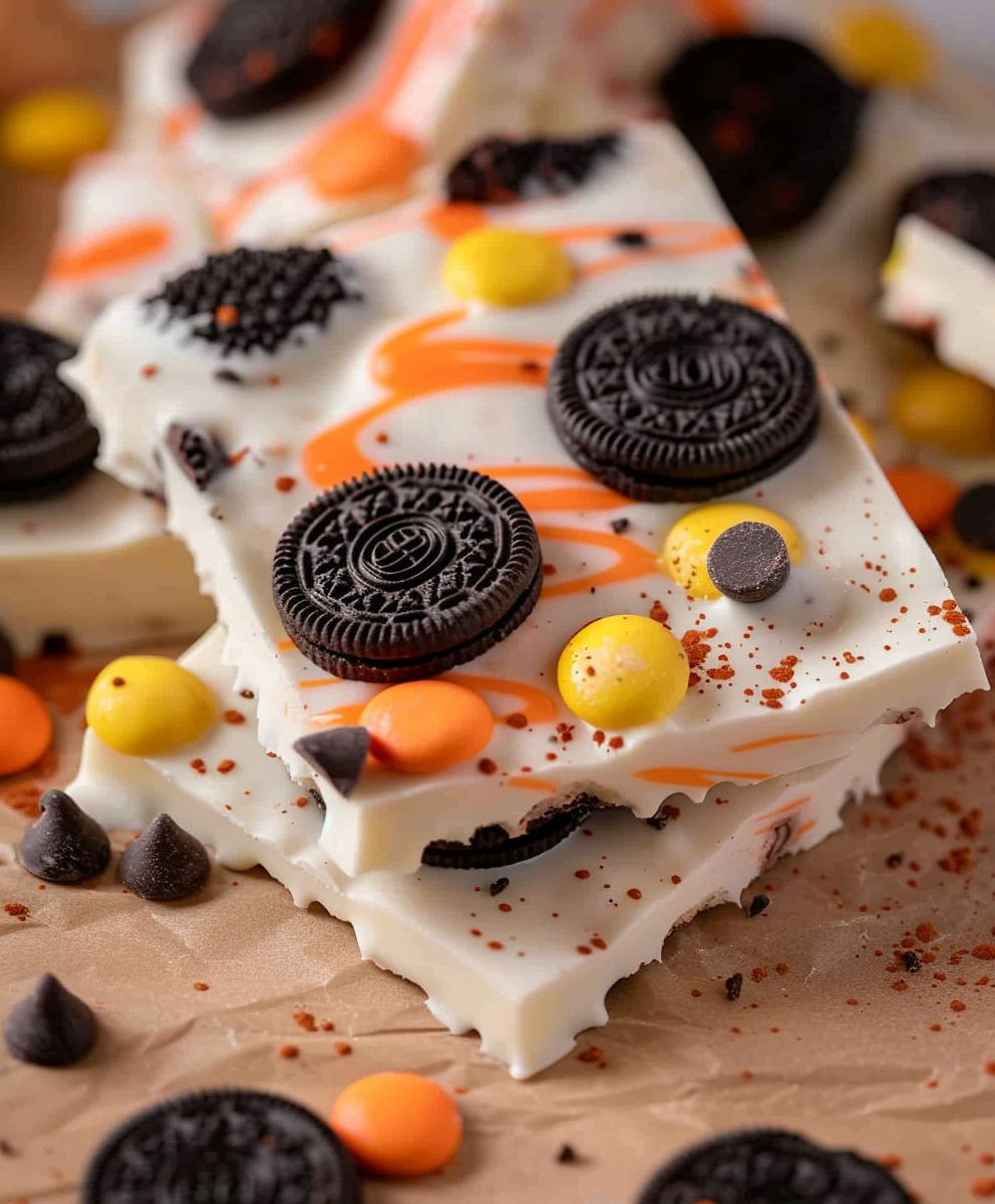White Chocolate Oreo Bark